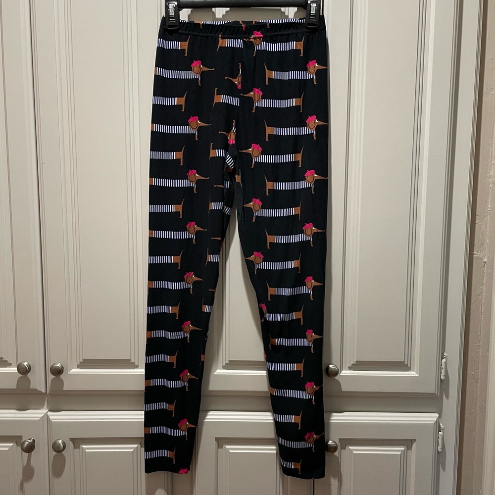 Agnes & Dora Dachshund Leggings - S/M - Picture 2 of 5